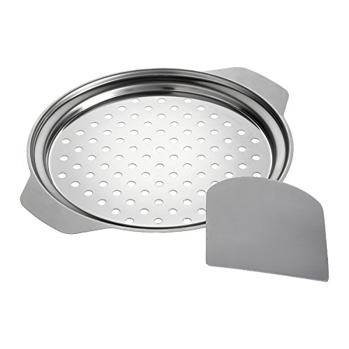 PRATO Ø24CM P/SPATZLE INOX C/RASPADOR